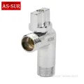 Zinc Alloy Stop Valve Zinc Alloy Handle Brass Angle Stop Valve Factory